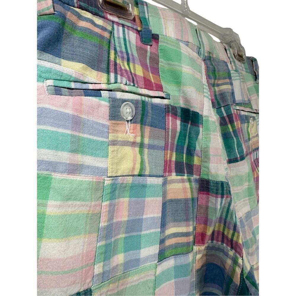 Berle Fugate’s Madras pastel patchwork women’s capris size 32R. #45-1870 - Picture 3 of 7